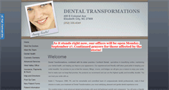 Desktop Screenshot of dentaltransformations.com